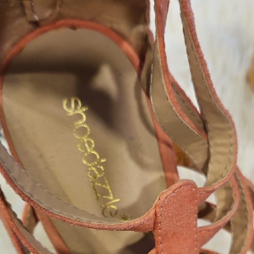 Pink High Heeled Sandals - Picture 3 of 5